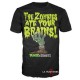 Camiseta Plants vs Zombies Black Brains