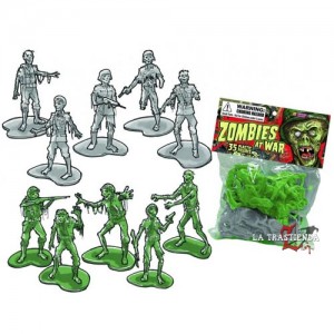 Pack de 35 Minifiguras Zombies At War