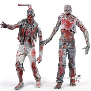 Zombie Lurker & Zombie Roamer The Walking Dead Black&White